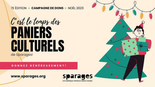 Donnez généreusement pour les paniers culturels de Noël 2023 de Sparages!