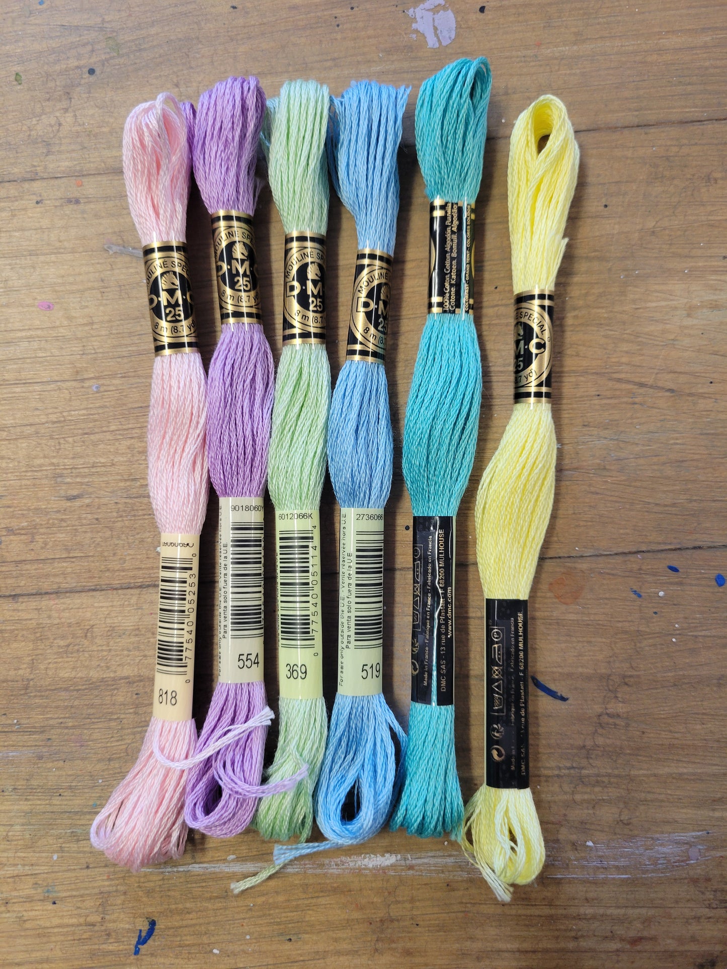 Ensemble de fils à broder DMC