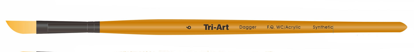 Pinceau dagger pour l'aquarelle et l'acrylique - Tri-Art