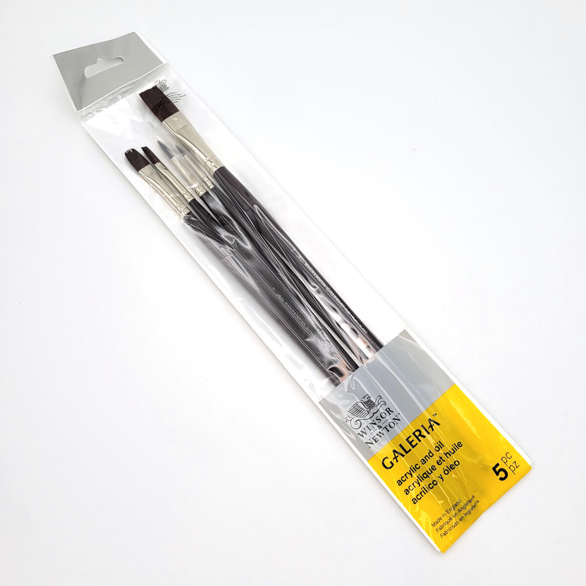Pinceaux manche long pour l'acrylique et l'huile Galeria Winsor et Newton