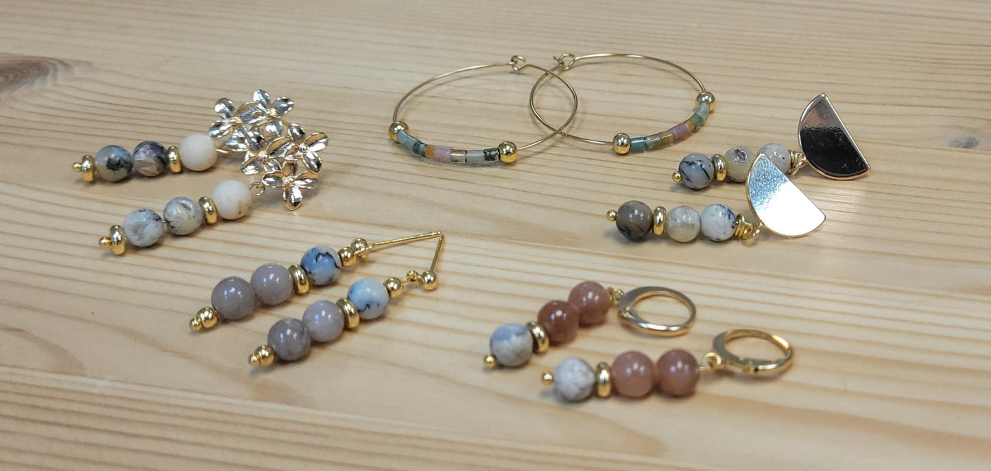 Atelier de création de boucles d'oreilles avec Josée Landry