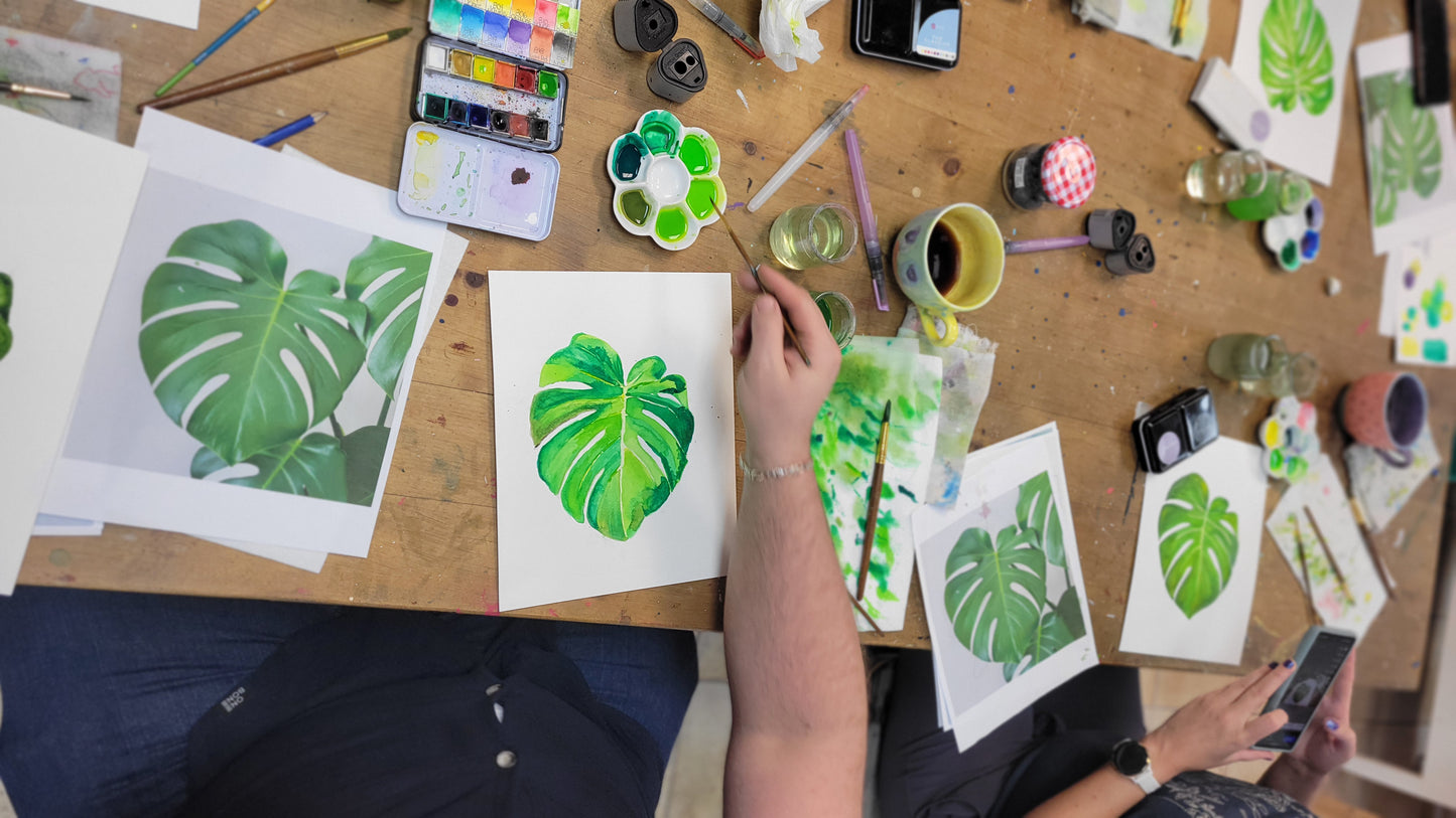 Cours d'aquarelle débutant/intermédiaire avec Josée Landry