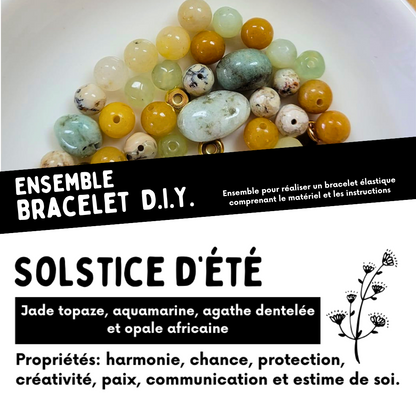 Ensemble bracelet d'intention D.I.Y. - 1 bracelet