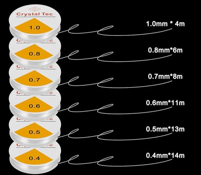 Fil élastique pour la fabrication de bijoux