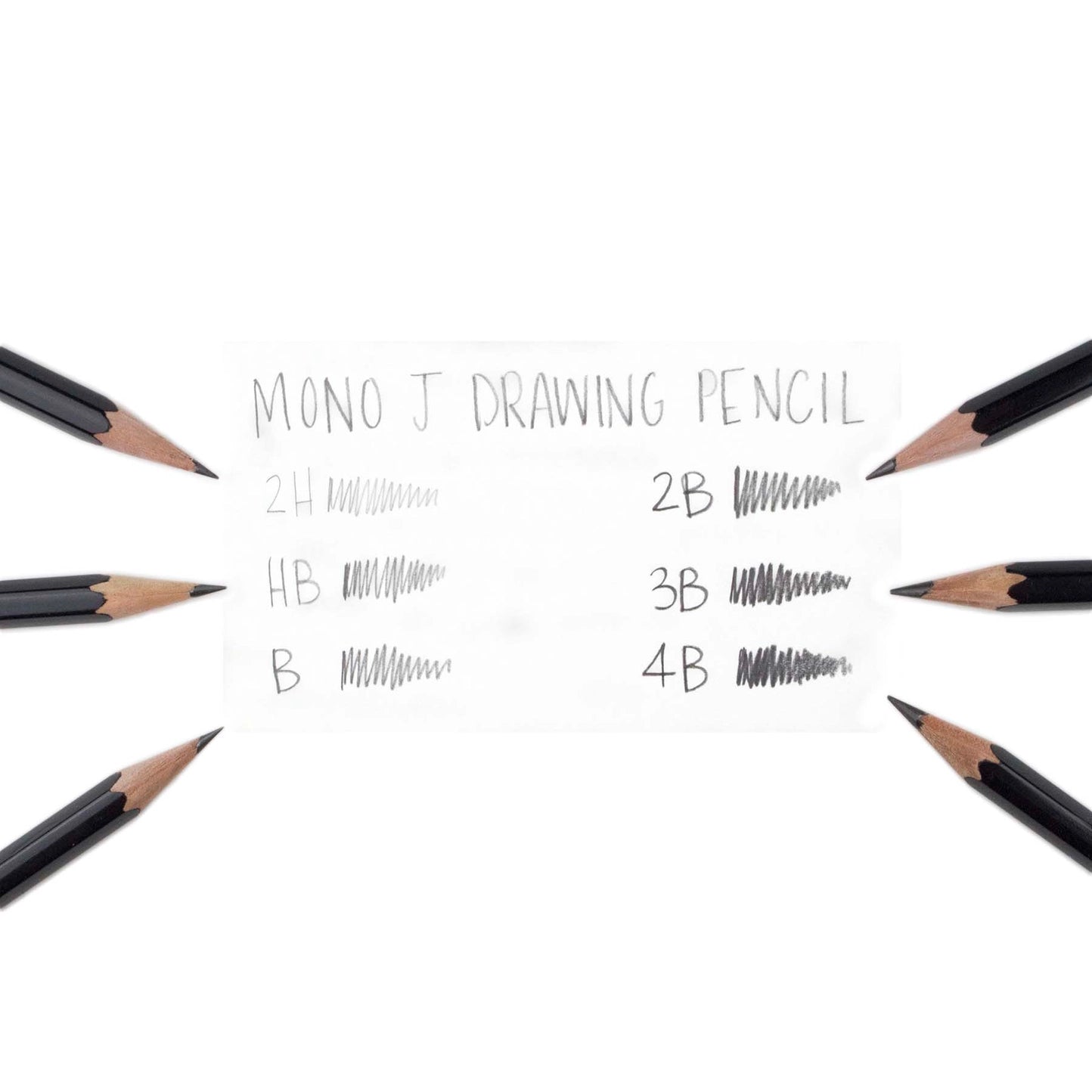 Ensemble de crayons à dessin MONO J - Ensemble de 6 - Tombow