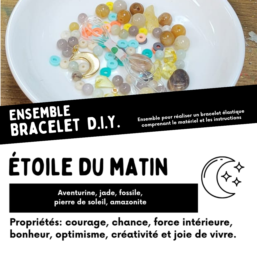 Ensemble bracelet d'intention D.I.Y. - 1 bracelet