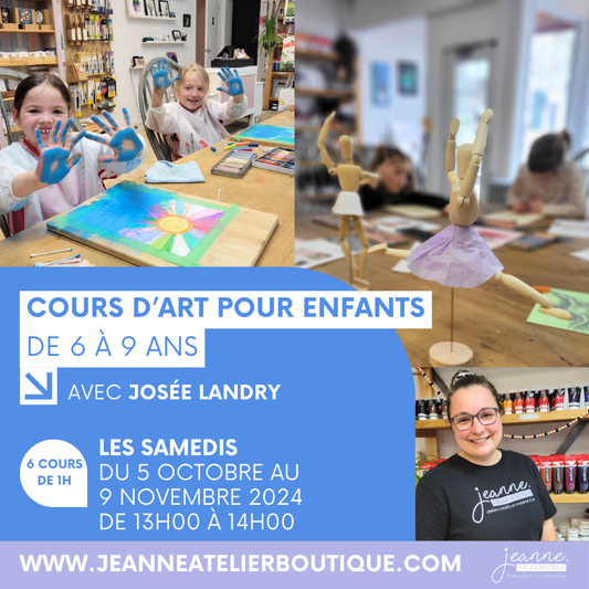 Cours d'art pour enfants (6 à 9 ans)