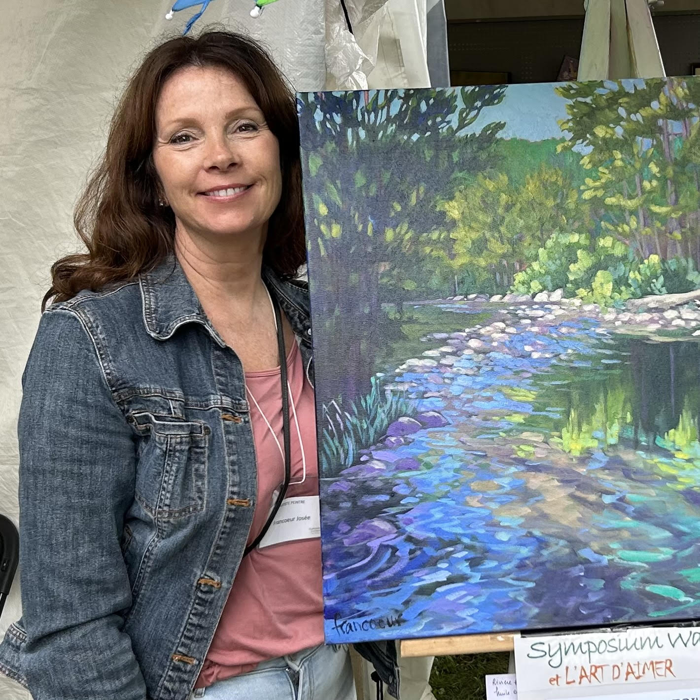 Peindre les fleurs avec Josée Francoeur