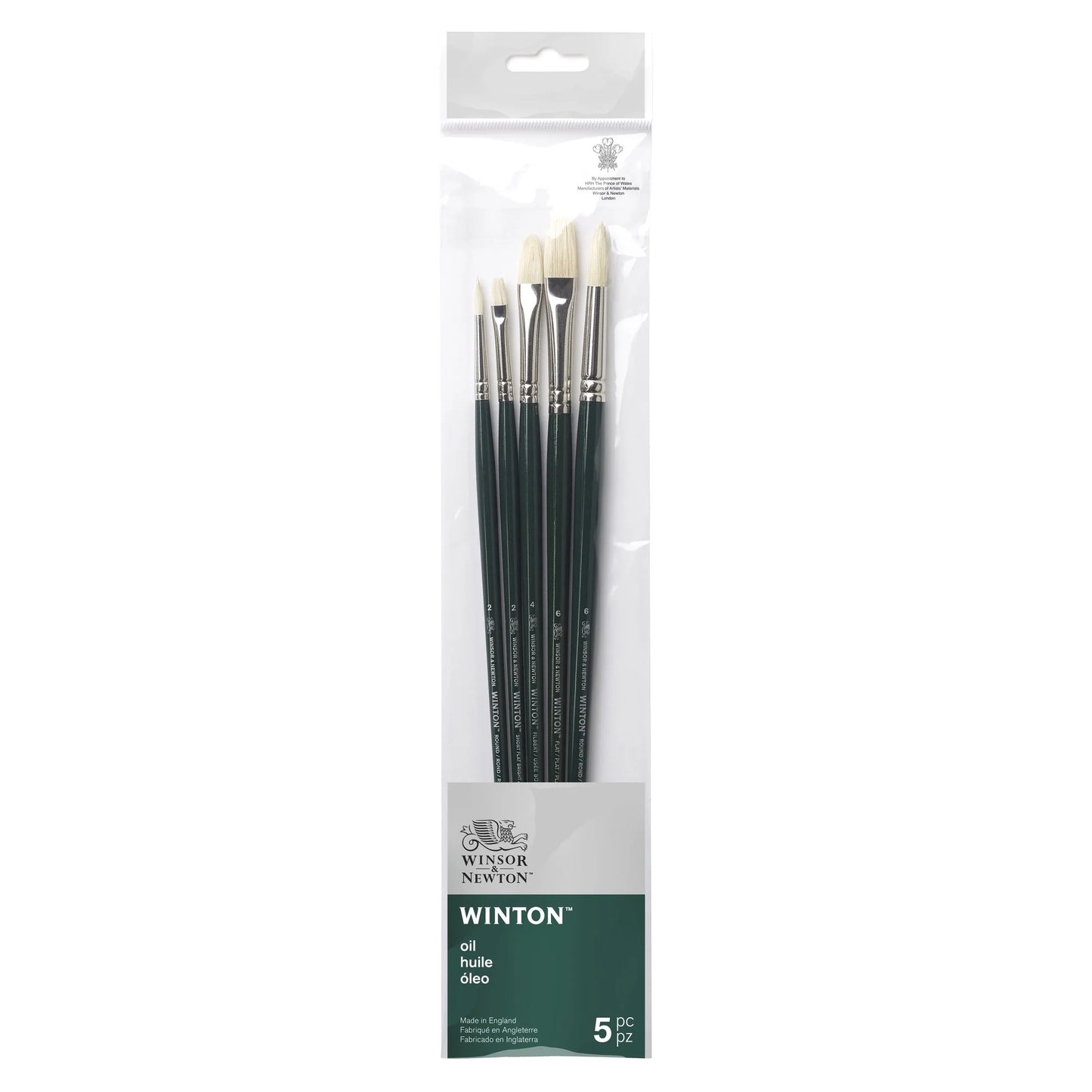 Ensemble de pinceaux pour l'huile Winton Winsor & Newton