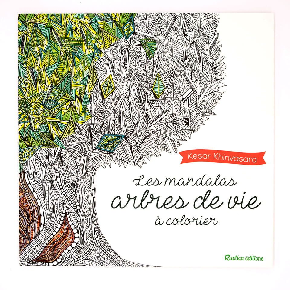 Les mandalas arbre de vie à colorier